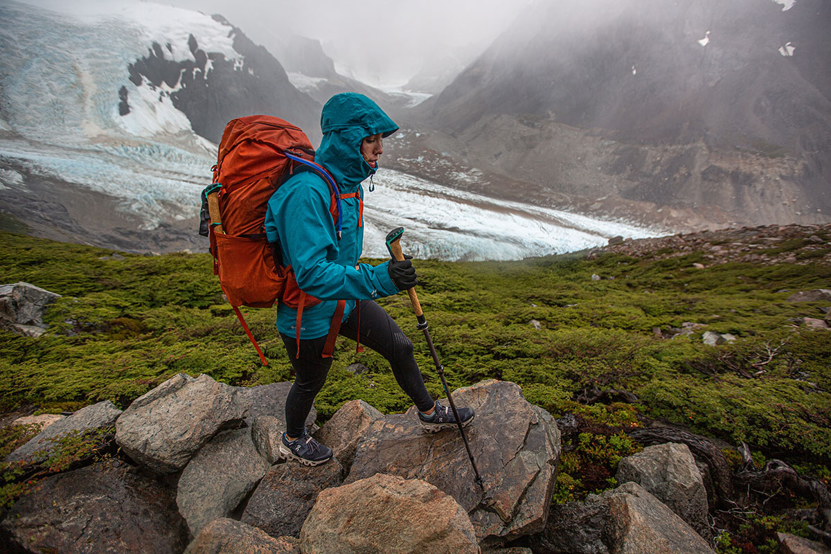 Gregory Jade 63 backpacking pack (hiking in rain)